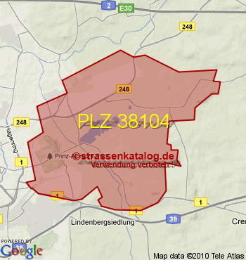 Postleitzahl 38104