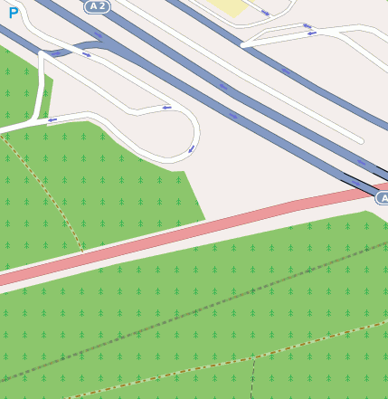 Autobahn-Raststätte Waldkater