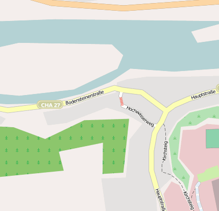 Hochwasserweg
