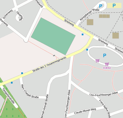 Straße des 3. Husarenregiments