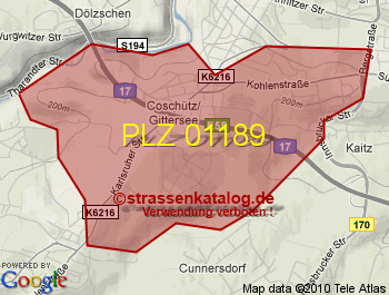 Postleitzahl 01189