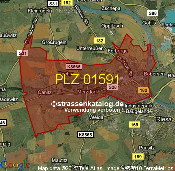 Postleitzahl 01591