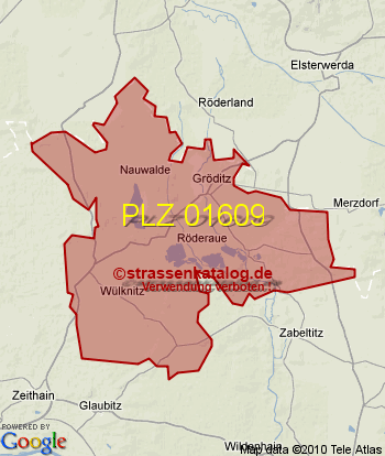 Postleitzahl 01609