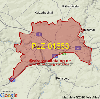 Postleitzahl 01683