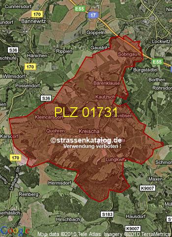 Postleitzahl 01731