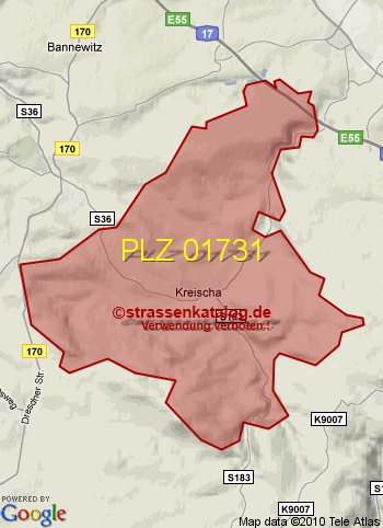 Postleitzahl 01731