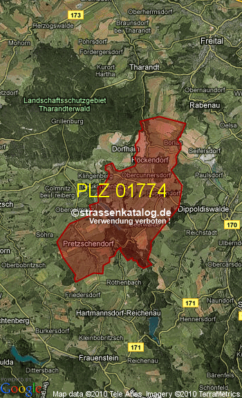 Postleitzahl 01774