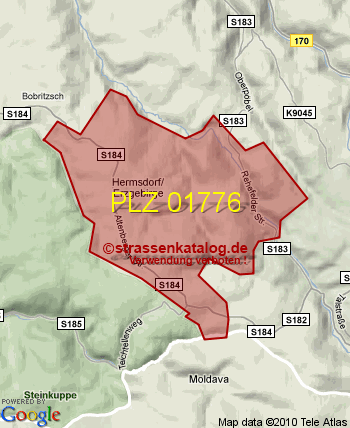 Postleitzahl 01776