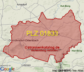 Postleitzahl 01833