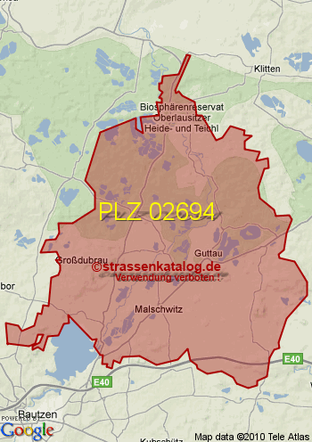 Postleitzahl 02694