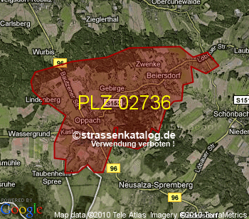 Postleitzahl 02736