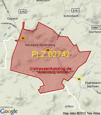 Postleitzahl 02742