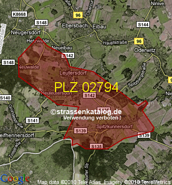 Postleitzahl 02794