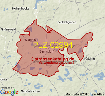 Postleitzahl 02994