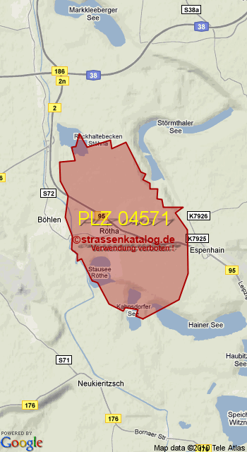 Postleitzahl 04571