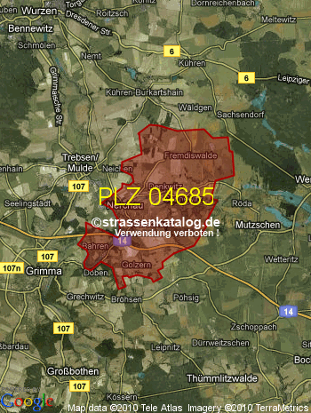 Postleitzahl 04685