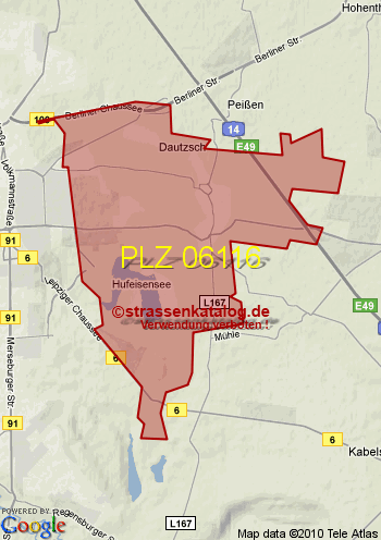 Postleitzahl 06116