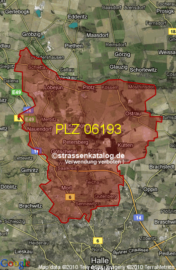 Postleitzahl 06193