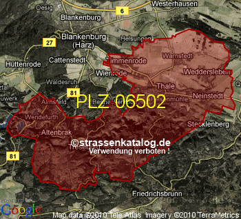 Postleitzahl 06502