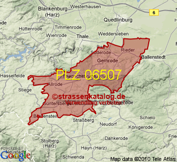 Postleitzahl 06507