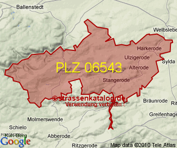 Postleitzahl 06543