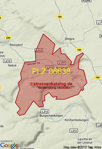 Postleitzahl 06638