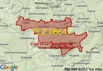 Postleitzahl 06647