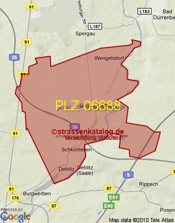 Postleitzahl 06688