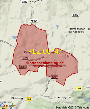 Postleitzahl 08147