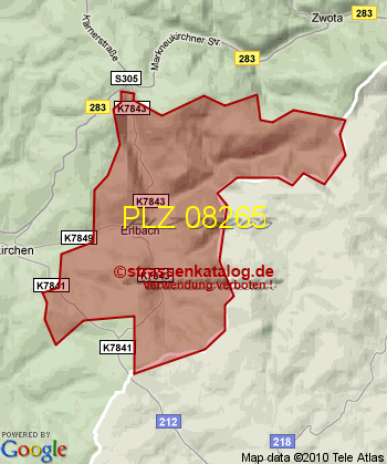 Postleitzahl 08265