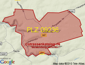 Postleitzahl 09236