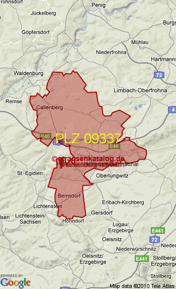 Postleitzahl 09337