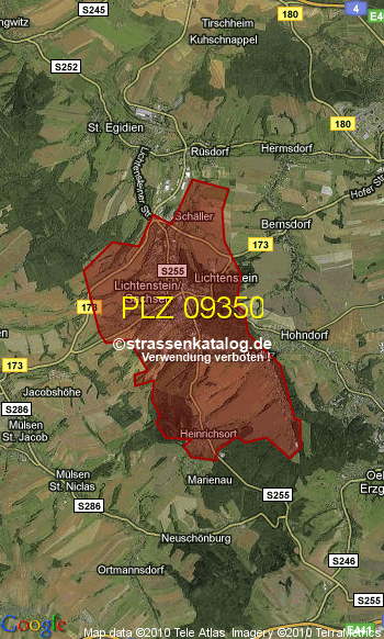 Postleitzahl 09350