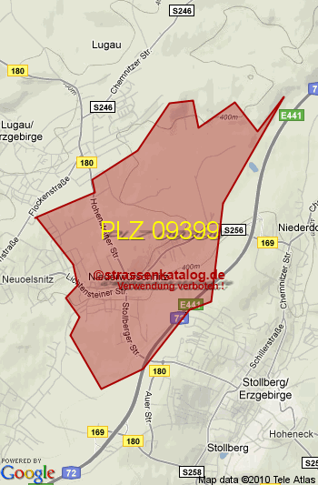 Postleitzahl 09399