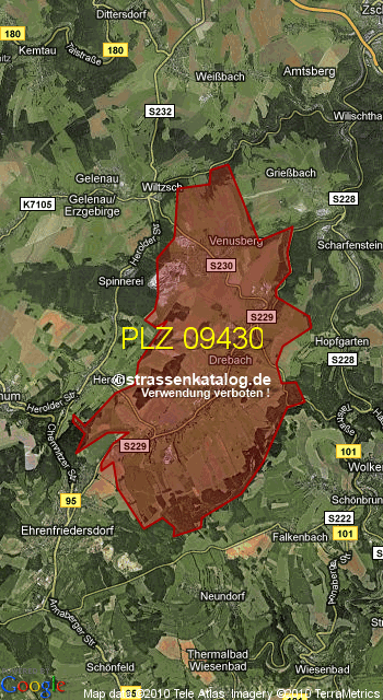 Postleitzahl 09430