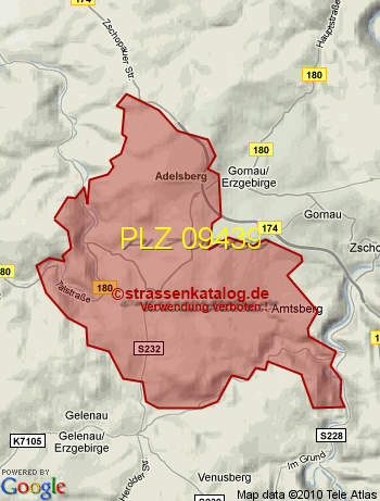 Postleitzahl 09439