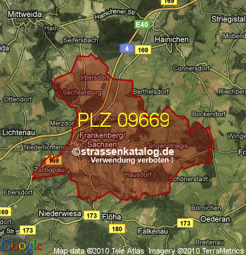 Postleitzahl 09669