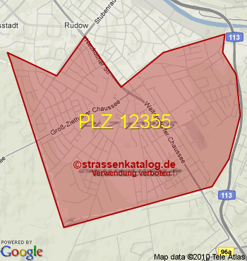 Postleitzahl 12355