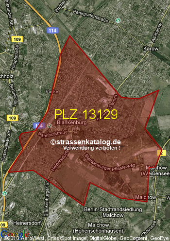 Postleitzahl 13129