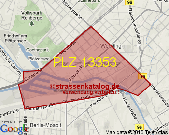 Postleitzahl 13353