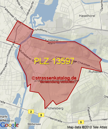 Postleitzahl 13597