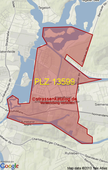 Postleitzahl 13599