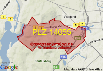 Postleitzahl 14055