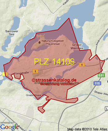 Postleitzahl 14109