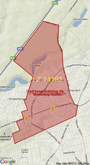 Postleitzahl 14163