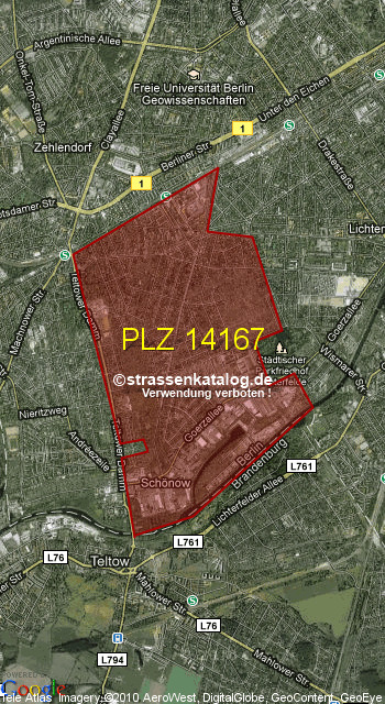 Postleitzahl 14167