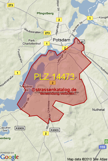 Postleitzahl 14473