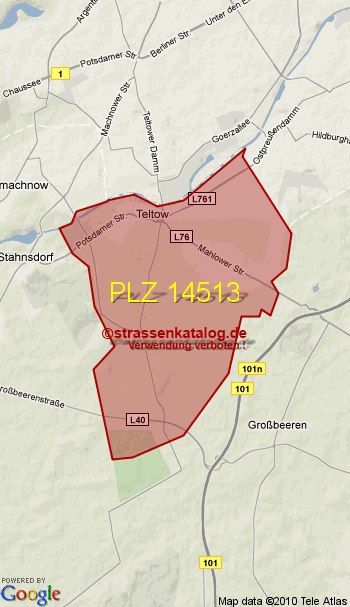 Postleitzahl 14513