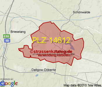 Postleitzahl 14612