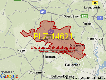 Postleitzahl 14621